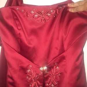 NWT Size 12 Strapless Bridesmaid Dress